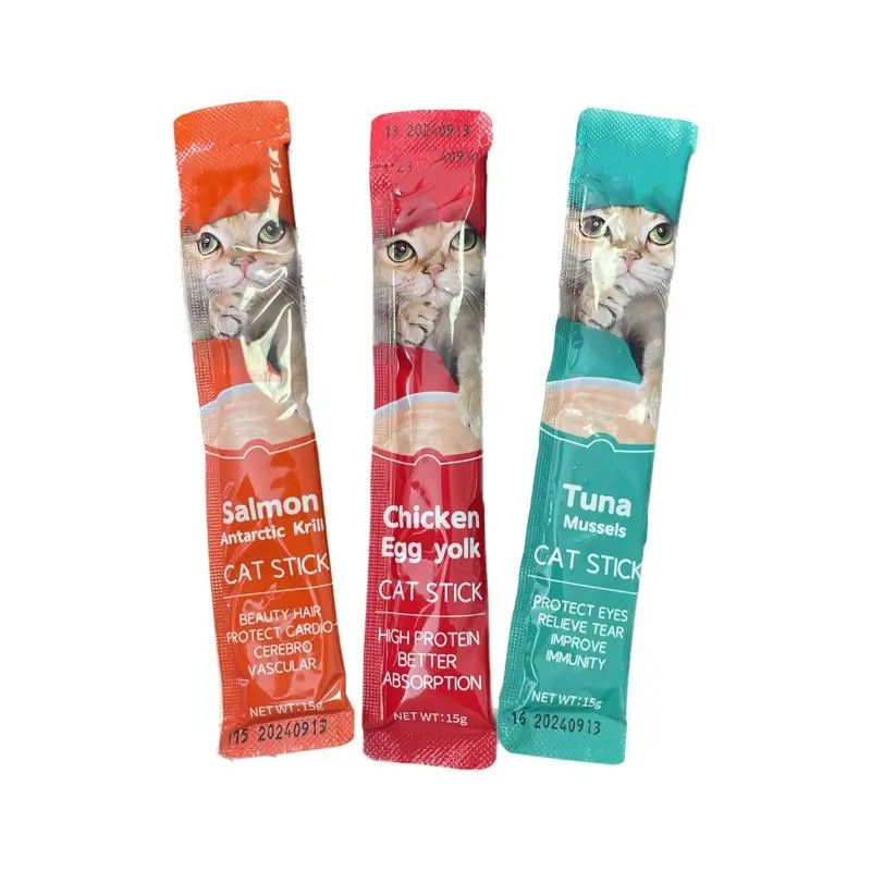 15g ngeru wet food sticks Cat Treat pet Kittens paramanawa